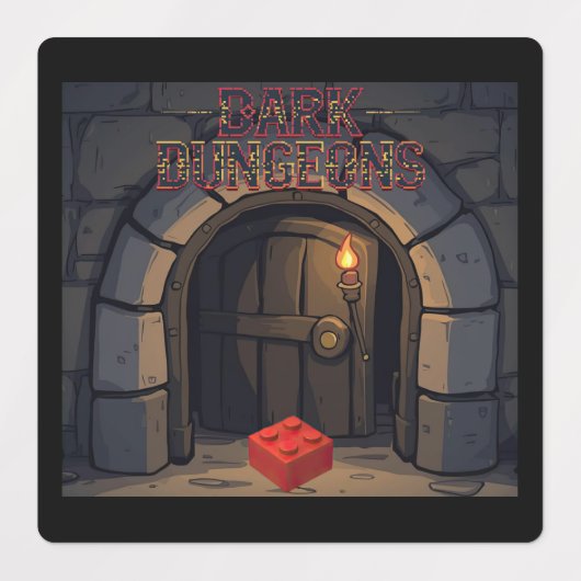 vinyl waterproof Dark Dungeons sticker (Design 2)
