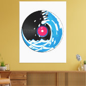 Vinyl Wave Leinwanddruck (Insitu (Wohnzimmer))