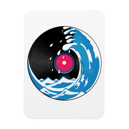 Vinyl Wave Magnet (Vertikal)