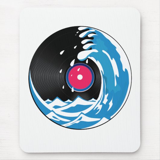 Vinyl Wave Mousepad (Vorne)