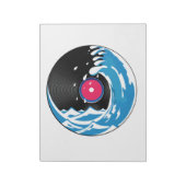 Vinyl Wave Notizblock (Rotiert)