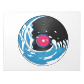 Vinyl-Welle Notizblock (Vorderseite)