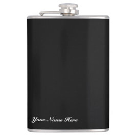 Vinyl wickelte Ihren Namen hier besonders Flachmann