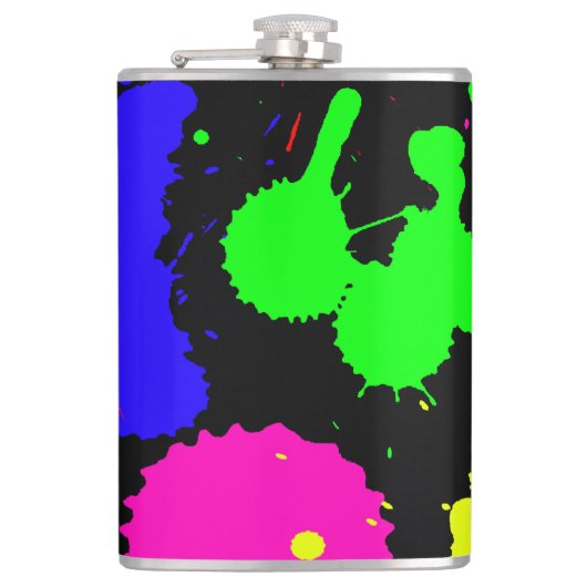 Vinyl Wrapped Flask, 8 oz. Flachmann (Vorderseite)