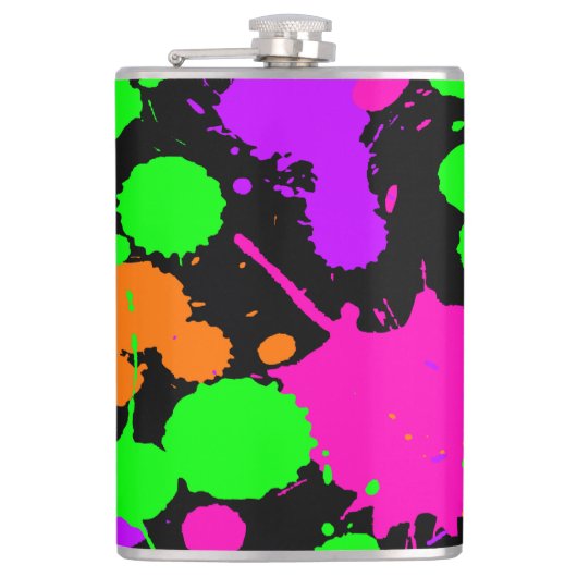 Vinyl Wrapped Flask, 8 oz. Flachmann (Vorderseite)