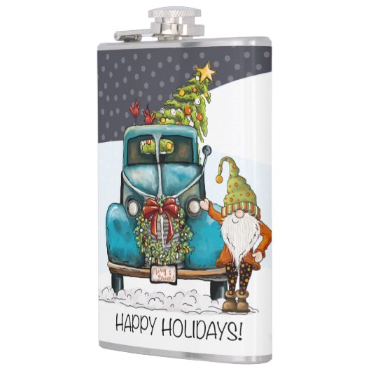 Vinyl Wrapped Flask, 8 oz. Flachmann (Links)