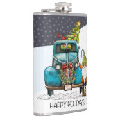 Vinyl Wrapped Flask, 8 oz. Flachmann (Rechts)