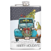 Vinyl Wrapped Flask, 8 oz. Flachmann (Vorderseite)
