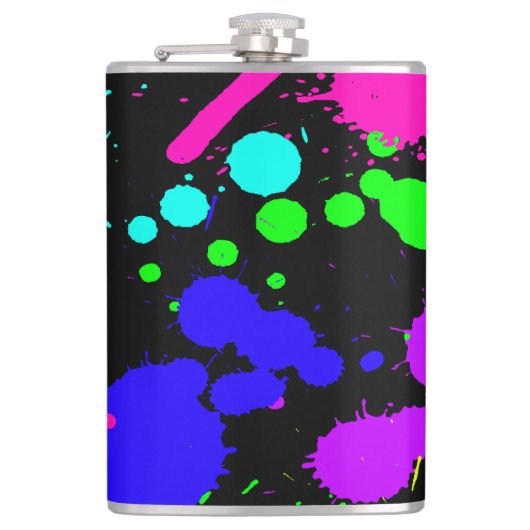 Vinyl Wrapped Flask, 8 oz. Flachmann (Vorderseite)
