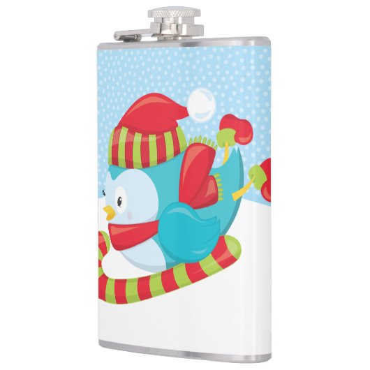 Vinyl Wrapped Flask, 8 oz. Flachmann (Links)