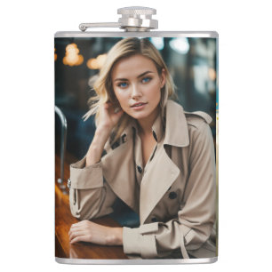 Vinyl Wrapped Flask Flachmann