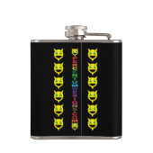 Vinyl Wrapped Flask Flachmann (Rückseite)