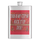 Vinyl Wrapped Flask Flachmann (Vorderseite)