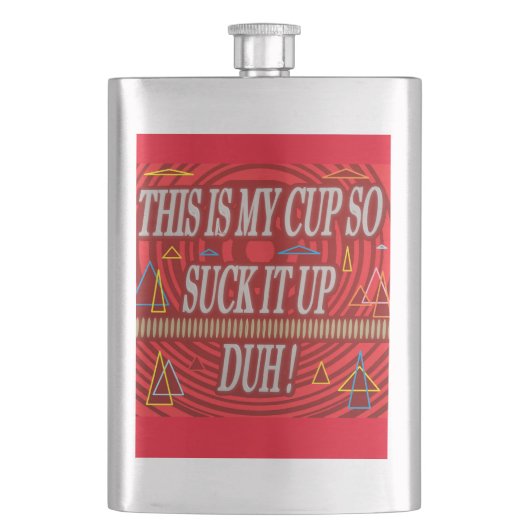 Vinyl Wrapped Flask Flachmann (Vorderseite)