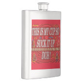 Vinyl Wrapped Flask Flachmann (Rechts)