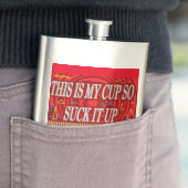 Vinyl Wrapped Flask Flachmann (Beispiel)