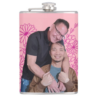 Vinyl Wrapped Flask Flachmann