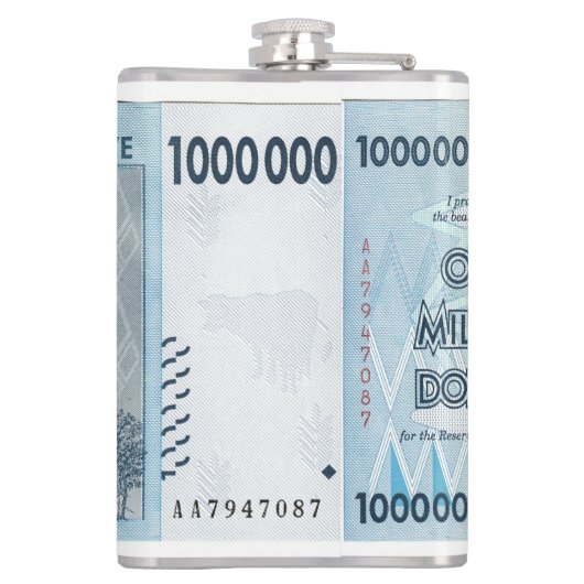 Vinyl Wrapped Flask Flachmann (Rückseite)