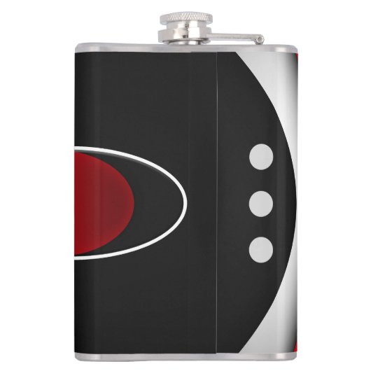 Vinyl Wrapped Flask Flachmann (Rückseite)