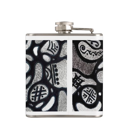 Vinyl Wrapped Flask Flachmann (Rückseite)