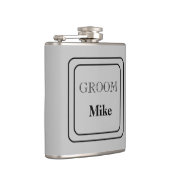 Vinyl Wrapped Flask Groom Flachmann (Rechts)