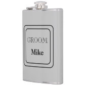 Vinyl Wrapped Flask Groom Flachmann (Links)