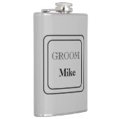Vinyl Wrapped Flask Groom Flachmann (Rechts)