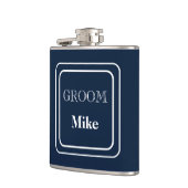 Vinyl Wrapped Flask Groom Flachmann (Links)