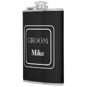 Vinyl Wrapped Flask Groom Flachmann (Links)