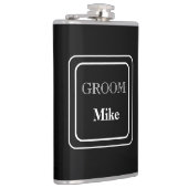 Vinyl Wrapped Flask Groom Flachmann (Rechts)