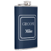 Vinyl Wrapped Flask Groom Flachmann (Rechts)