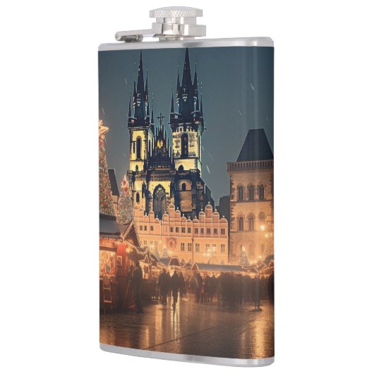 Vinyl Wrapped Flask Prag Flachmann (Links)