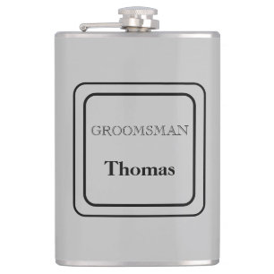 Vinyl Wrapped Flask Trauzeuge Flachmann