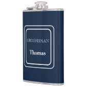 Vinyl Wrapped Flask Trauzeuge Flachmann (Links)