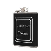 Vinyl Wrapped Flask Trauzeuge Flachmann (Links)