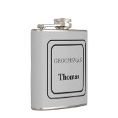 Vinyl Wrapped Flask Trauzeuge Flachmann (Rechts)