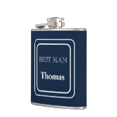 Vinyl Wrapped Flask Trauzeuge Flachmann (Links)
