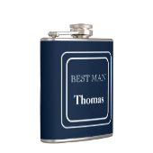 Vinyl Wrapped Flask Trauzeuge Flachmann (Rechts)