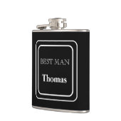 Vinyl Wrapped Flask Trauzeuge Flachmann (Links)