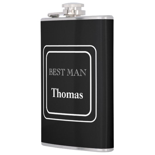 Vinyl Wrapped Flask Trauzeuge Flachmann (Links)