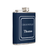 Vinyl Wrapped Flask Trauzeuge Flachmann (Rechts)