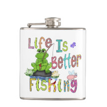 Vinyl-Wrapped Flask von Fisherman