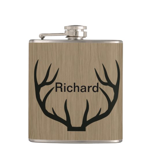 Vinyl-Wrapped Flask von Hunter Flachmann (Vorderseite)