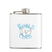 Vinyl Wrapped Flask World Class Flachmann (Vorderseite)