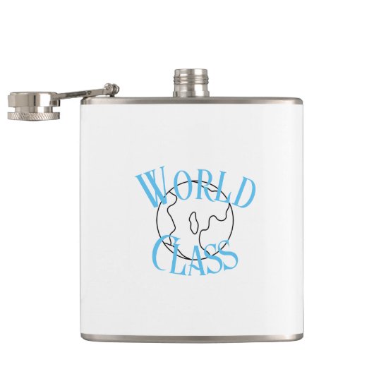 Vinyl Wrapped Flask World Class Flachmann (Geöffnet)