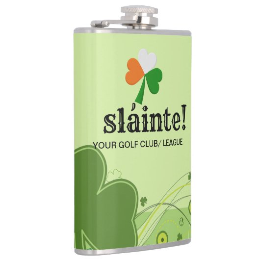 Vinyl Wrapped Kleeblatt Flask Flachmann (Rechts)