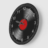 Vinylaufzeichnung 2 große wanduhr (Winkel)