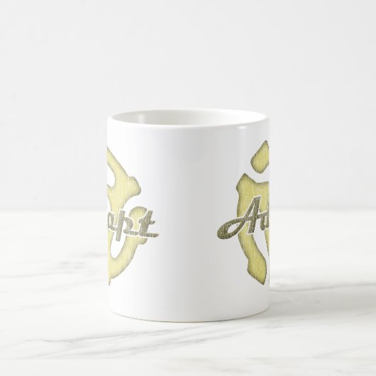 Vinylaufzeichnung 45 kaffeetasse (Mittel)