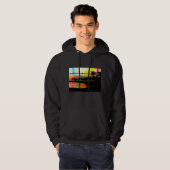 Vinylaufzeichnung auf Turntable Hoodie (Vorne ganz)