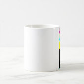 Vinylaufzeichnung in vielen Farben Kaffeetasse (Mittel)